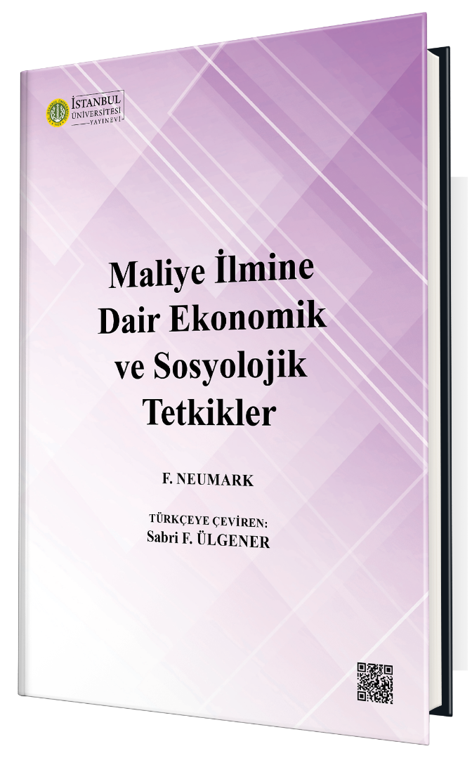 Maliye İlmine Dair Ekonomik ve Sosyolojik Tetkikler