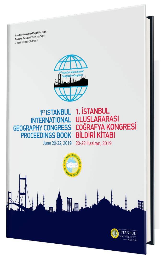 1. İstanbul Uluslararası Coğrafya Kongresi Bildiri Kitabi