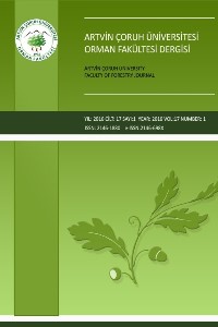 Artvin Çoruh Üniversitesi Orman Fakültesi Dergisi