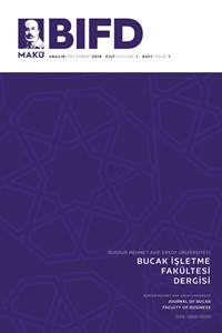 Bucak İşletme Fakültesi Dergisi