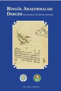 Bingöl Araştırmaları Dergisi