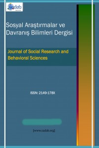 Sosyal Araştırmalar ve Davranış Bilimleri Dergisi
