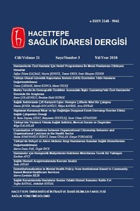 Hacettepe Sağlık İdaresi Dergisi