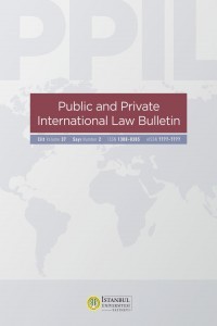 Milletlerarası Hukuk ve Özel Bülteni