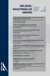 Bölgesel Araştırmalar Dergisi