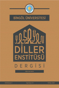 Bingöl Üniversitesi Yaşayan Diller Enstitüsü Dergisi