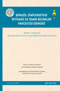 Bingöl Üniversitesi İktisadi ve İdari Bilimler Fakültesi Dergisi
