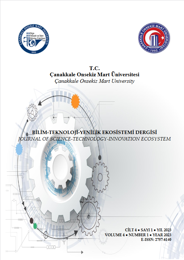 Bilim-Teknoloji-Yenilik Ekosistemi Dergisi